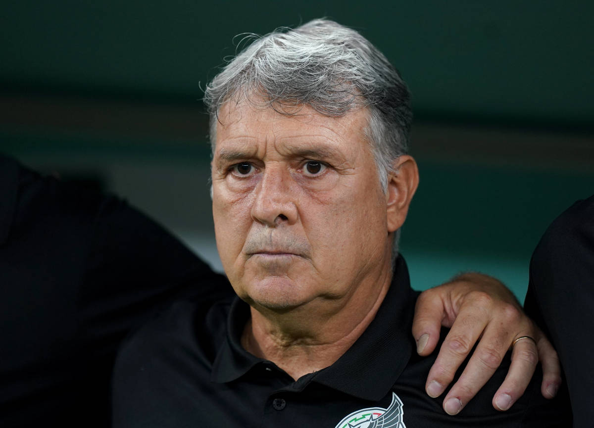 Gerardo 'Tata' Martino pictured at the 2022 FIFA World Cup when he was in charge of the Mexico national team