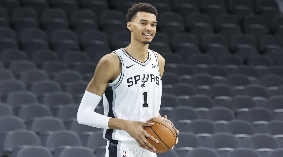 San Antonio Spurs rookie center Victor Wembanyama