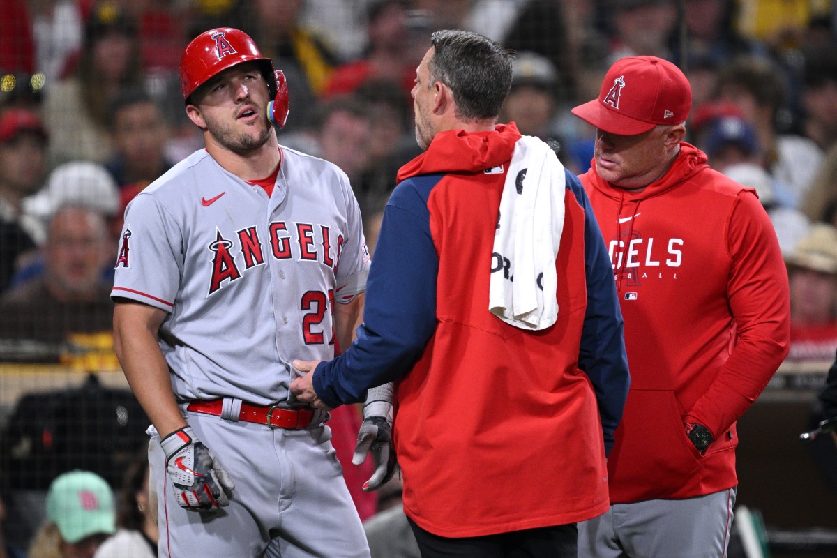 Angels News Mike Trout Heading to IL With Left Hamate Fracture Los