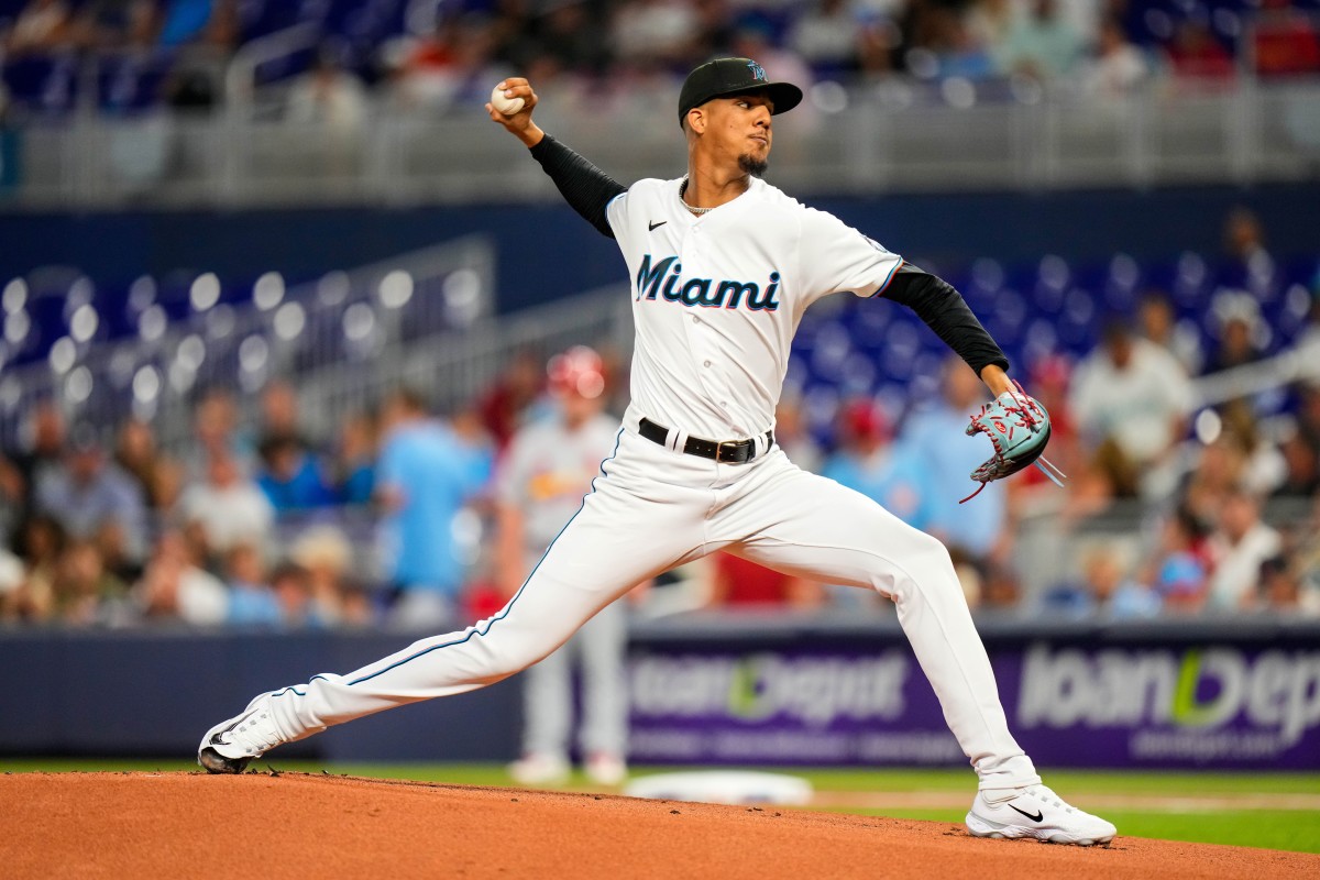 Miami Marlins Rookie Eury Perez Makes Baseball History with Great Start on  Thursday - Fastball