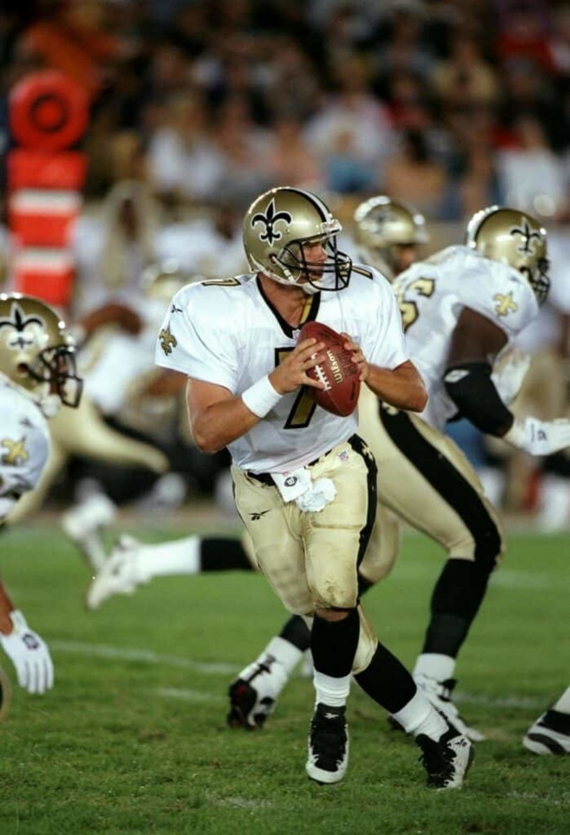 Former New Orleans Saints QB Danny Wuerffel (7). Credit: profootballhistory.com