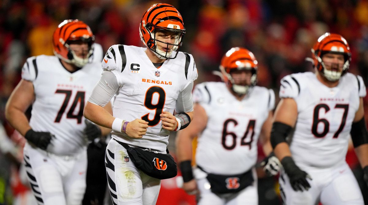Joe Burrow leading the Bengals.