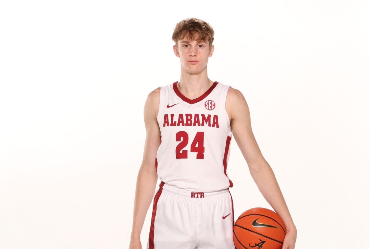 Sam Walters on his official visit to Alabama.