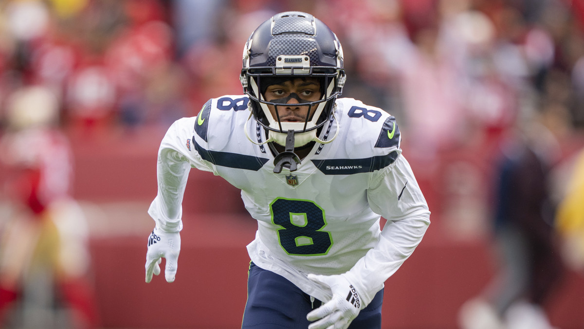 Coby Bryant with the Seattle Seahawks
