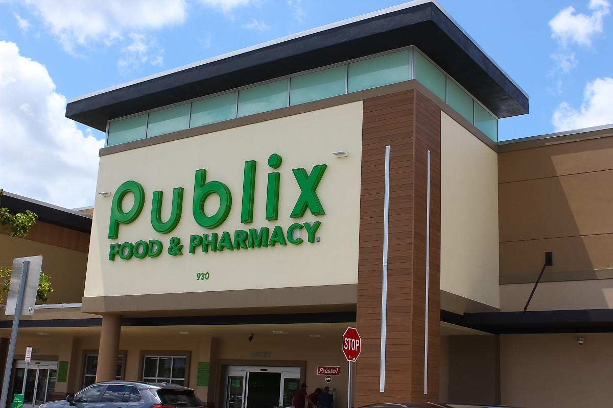 A photo taken outside of a Publix food and pharmacy store in Miami, Florida in May 2022