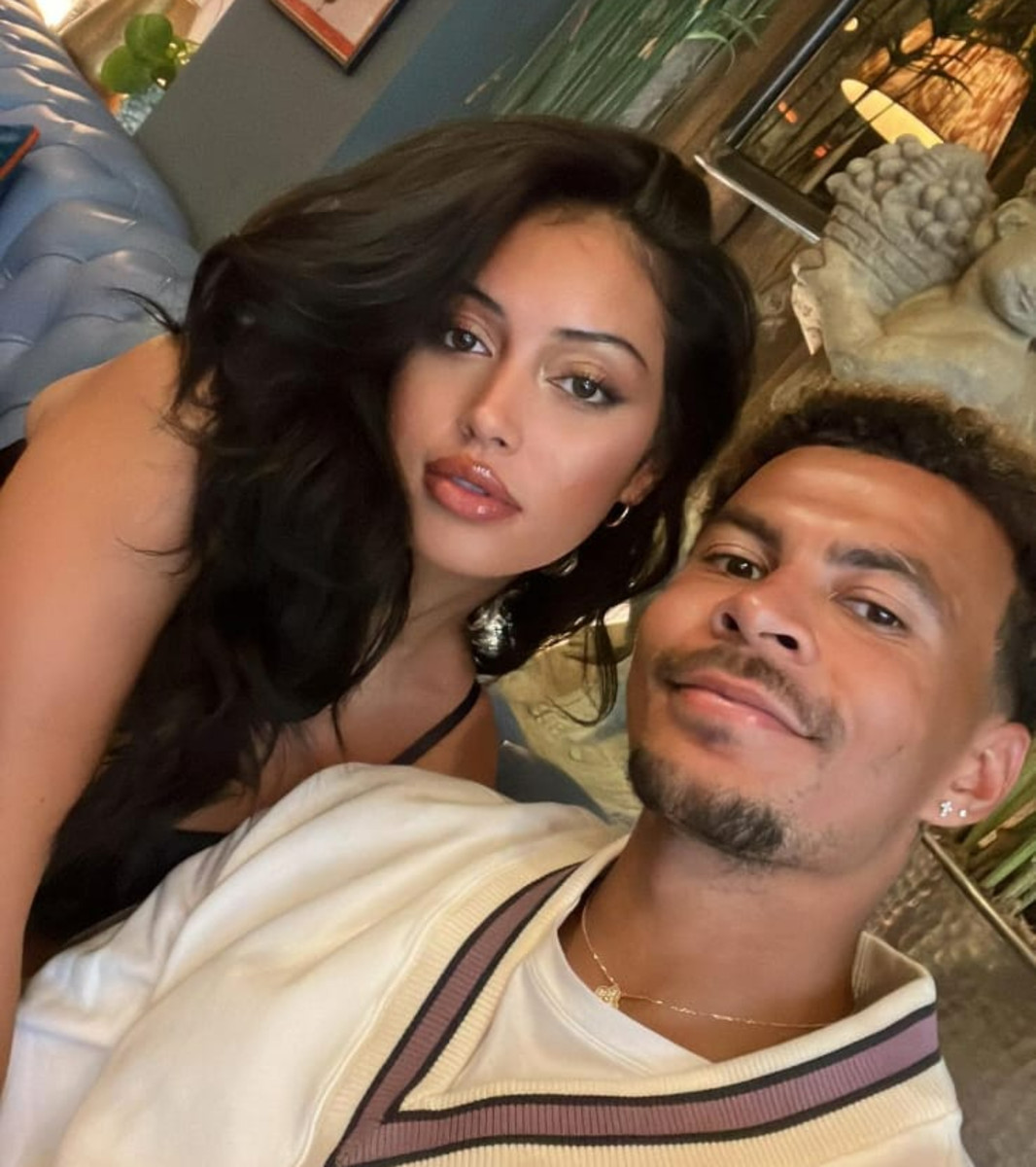 Dele Alli pictured in November 2022 with girlfriend Cindy Kimberly