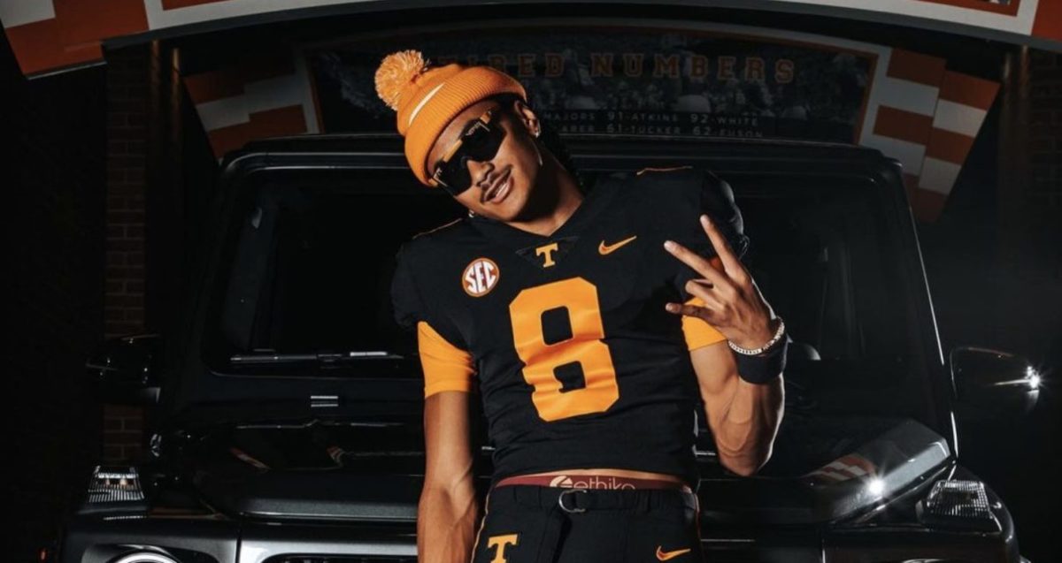 Tennessee Volunteers QB Nico Iamaleava during his official visit to Tennessee. (Photo courtesy of Nico Iamaleava)