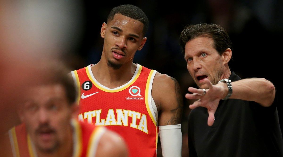 Dejounte Murray and Quin Snyder have formed a tight bond in Atlanta.