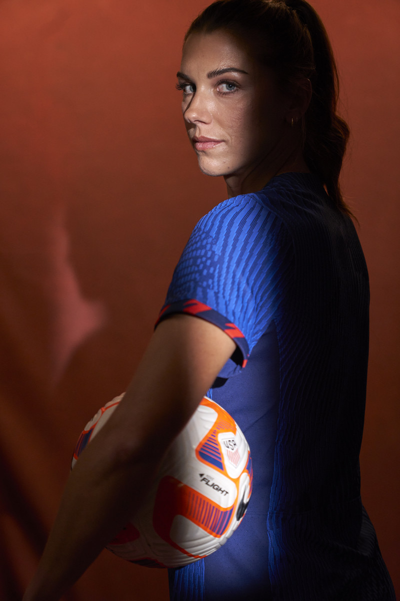 Alex Morgan of the USWNT poses for a portrait.