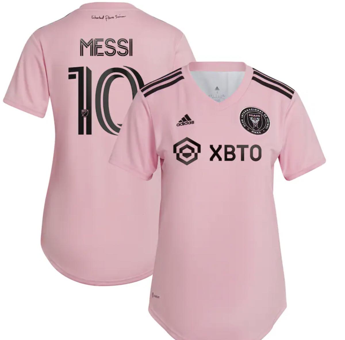 adidas Messi #10 Inter Miami CF 22/23 Home Authentic Jersey - Pink