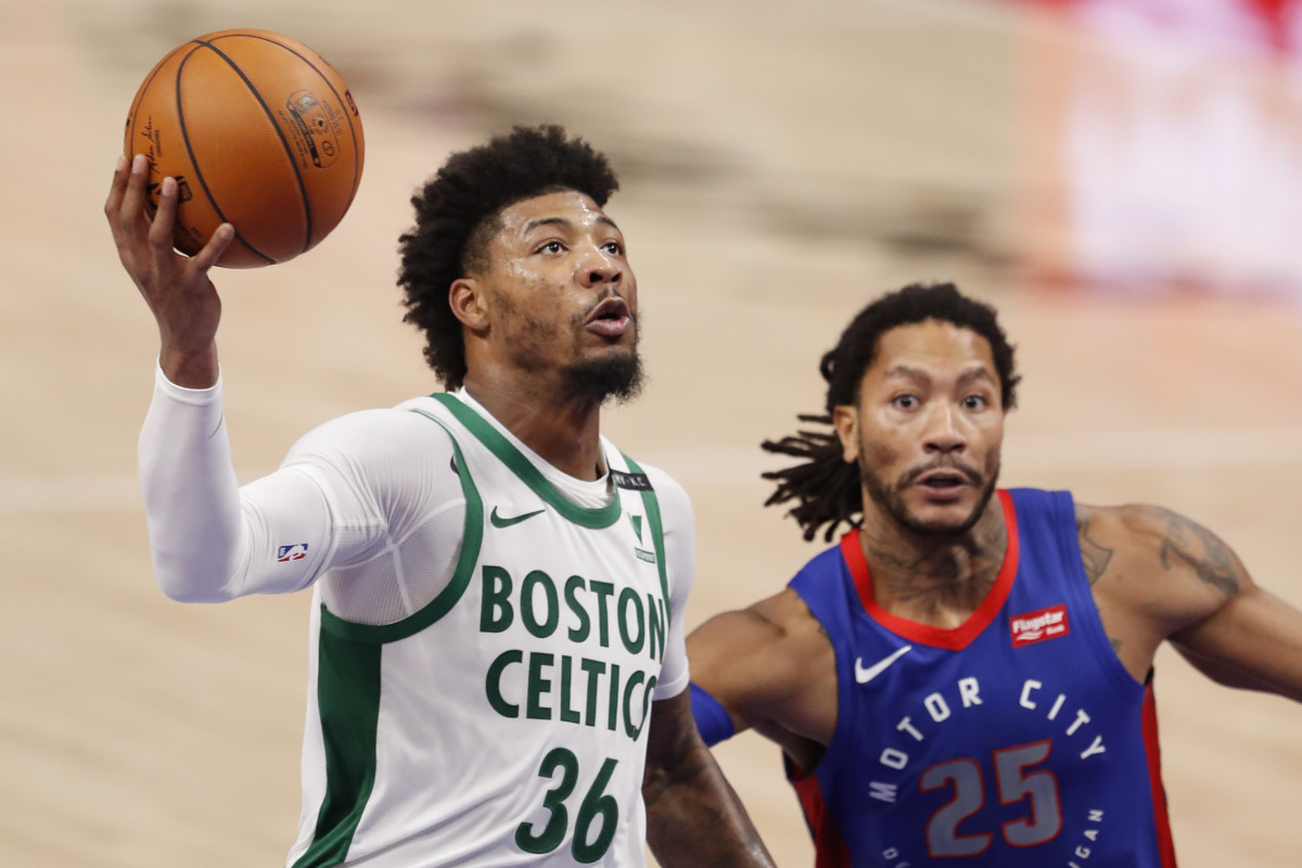 Marcus Smart Gets Honest About Derrick Rose on Grizzlies - Sports  Illustrated Memphis Grizzles News, Analysis and More