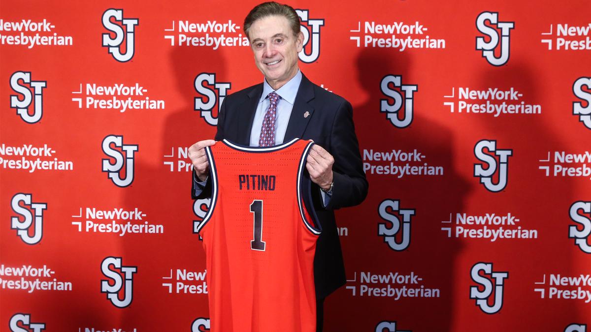 Rick Pitino is introduced as new St. John’s head coach