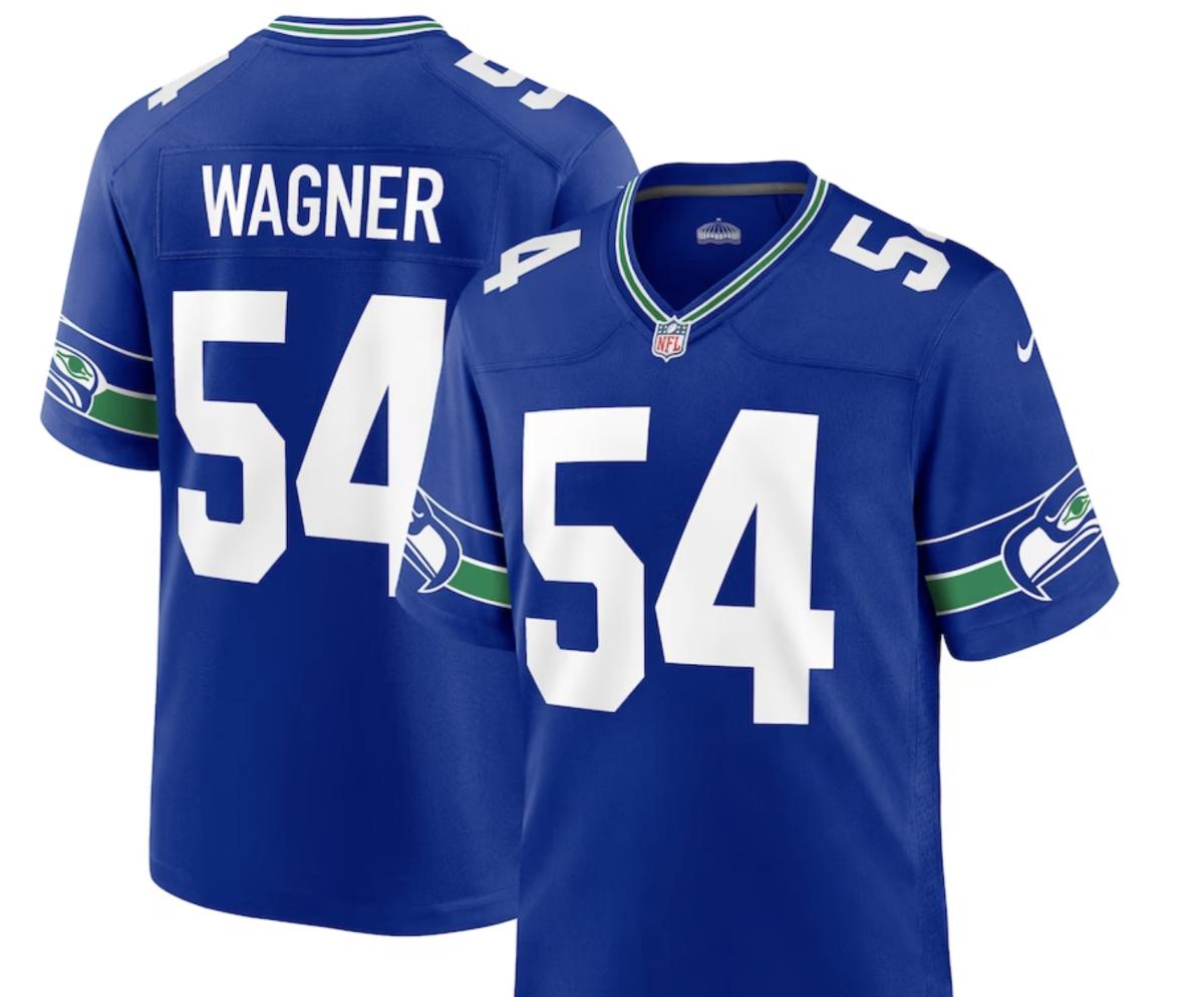 Bobby Wagner Seattle Seahawks Nike Throwback Player Game Jersey - $129.99