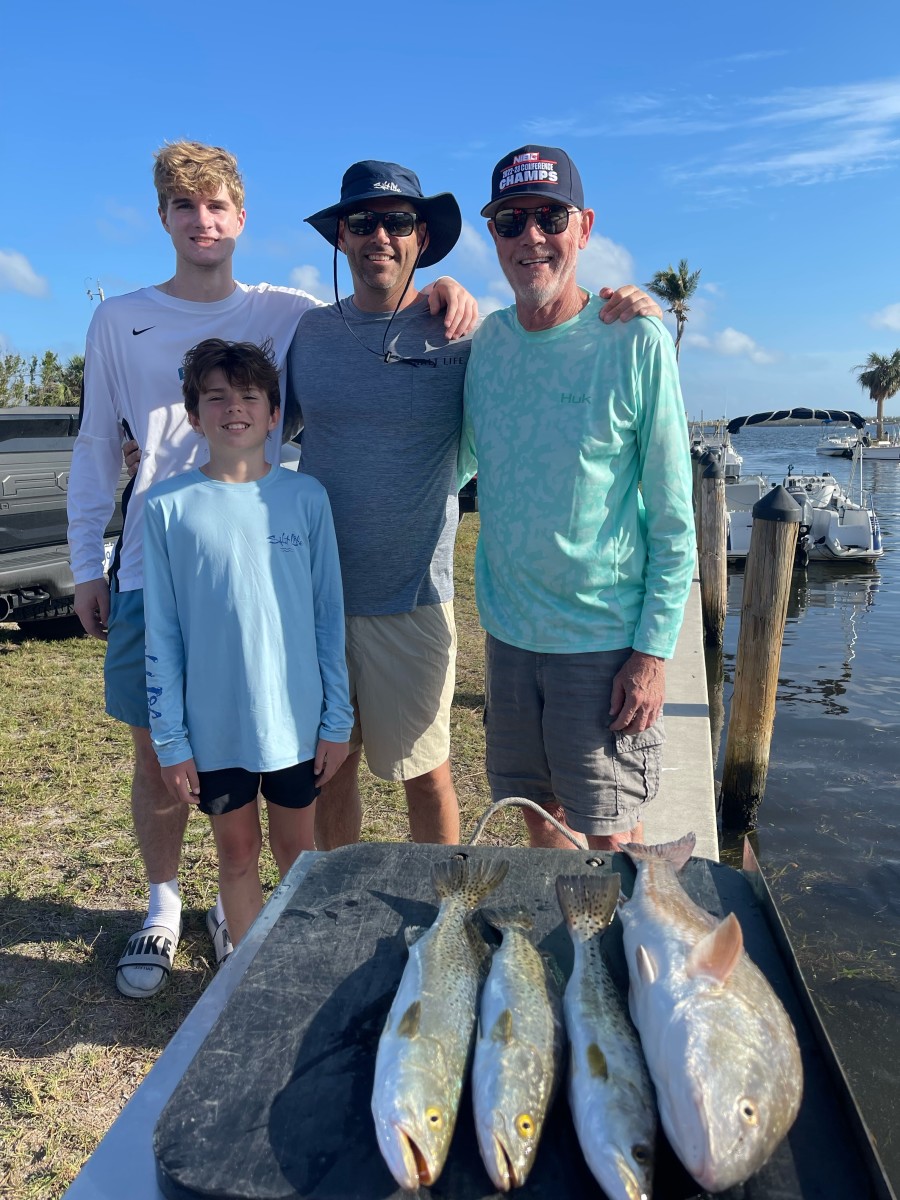 (Left to Right): Liam McNeeley, Eli Ihde (nephew), Josh Ihde, Chuck Elsey