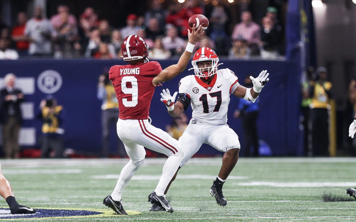 Bryce Young, the recipient in 2021 is the most recent Heisman Trophy Winner to play the Georgia Bulldogs (Photo by Mackenzie Miles)