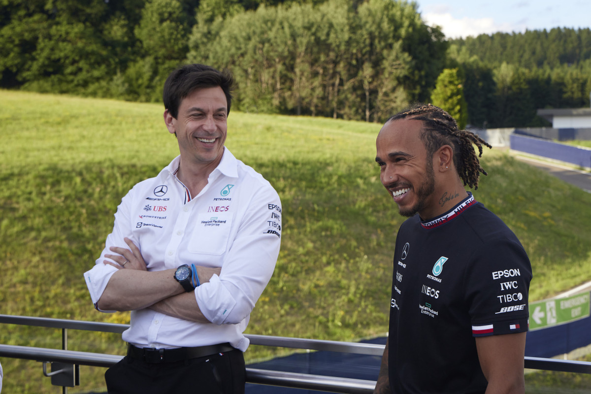 Toto Wolff And Lewis Hamilton - Mercedes