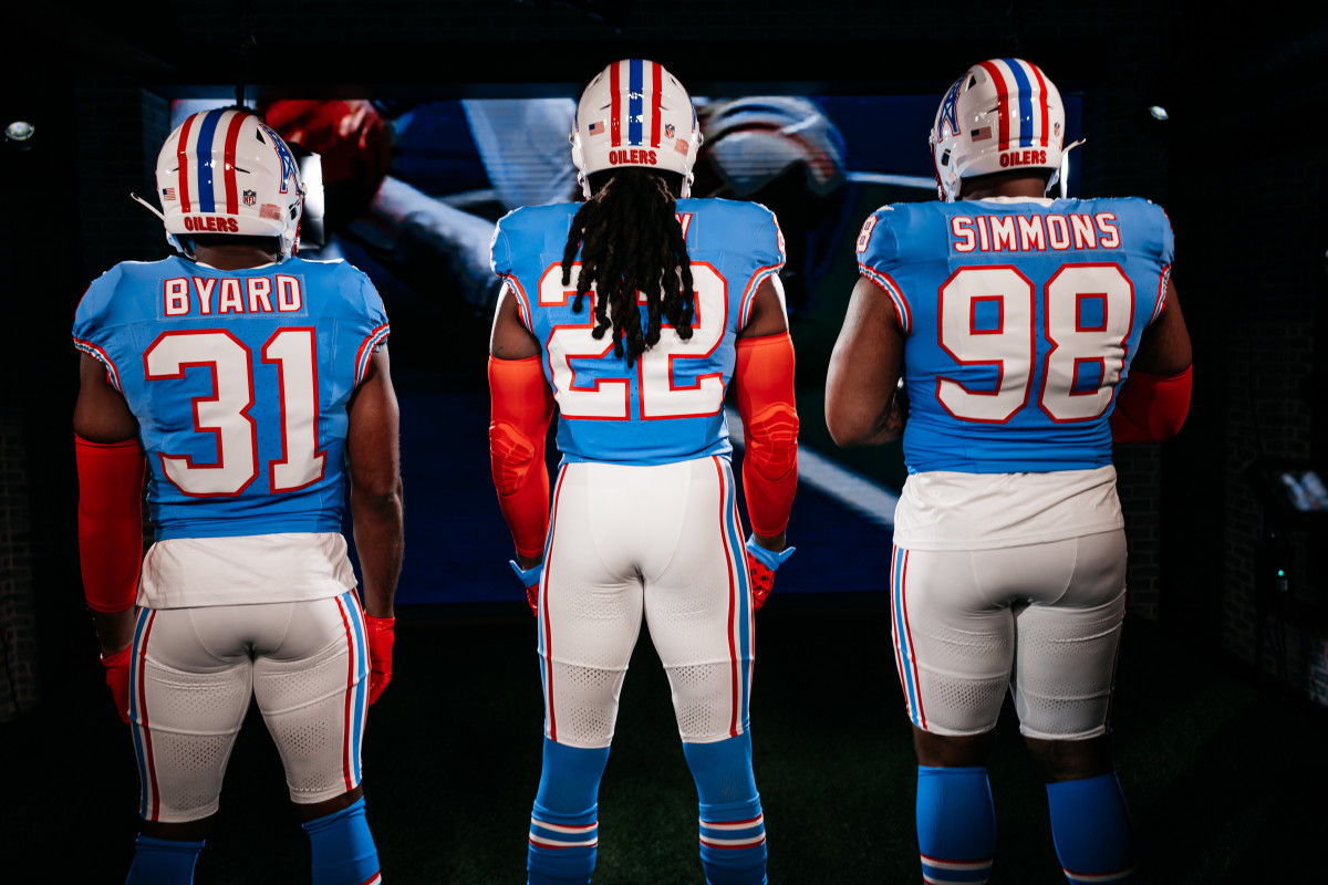 PHOTOS: The Tennessee Titans will wear throwback Oilers uniforms