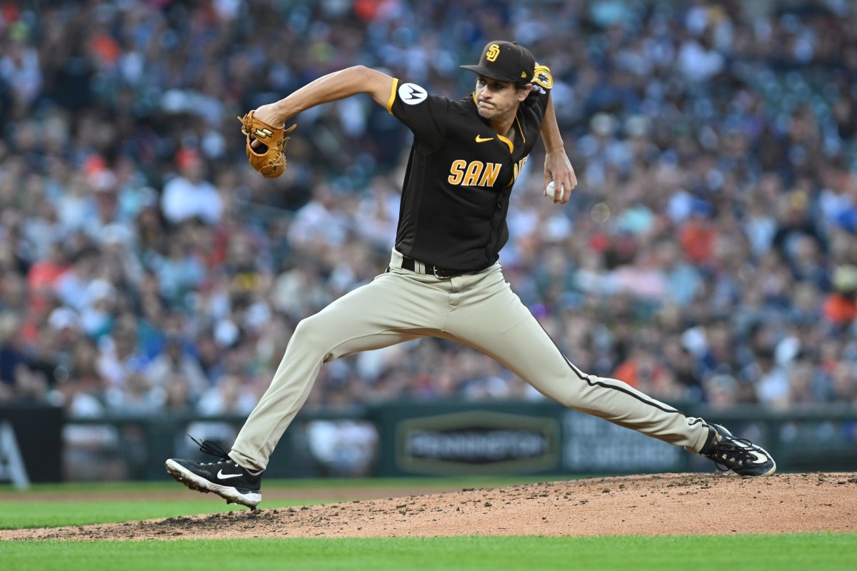 Padres News Rookie Jackson Wolf Happy He Battled Through Rain Delay in
