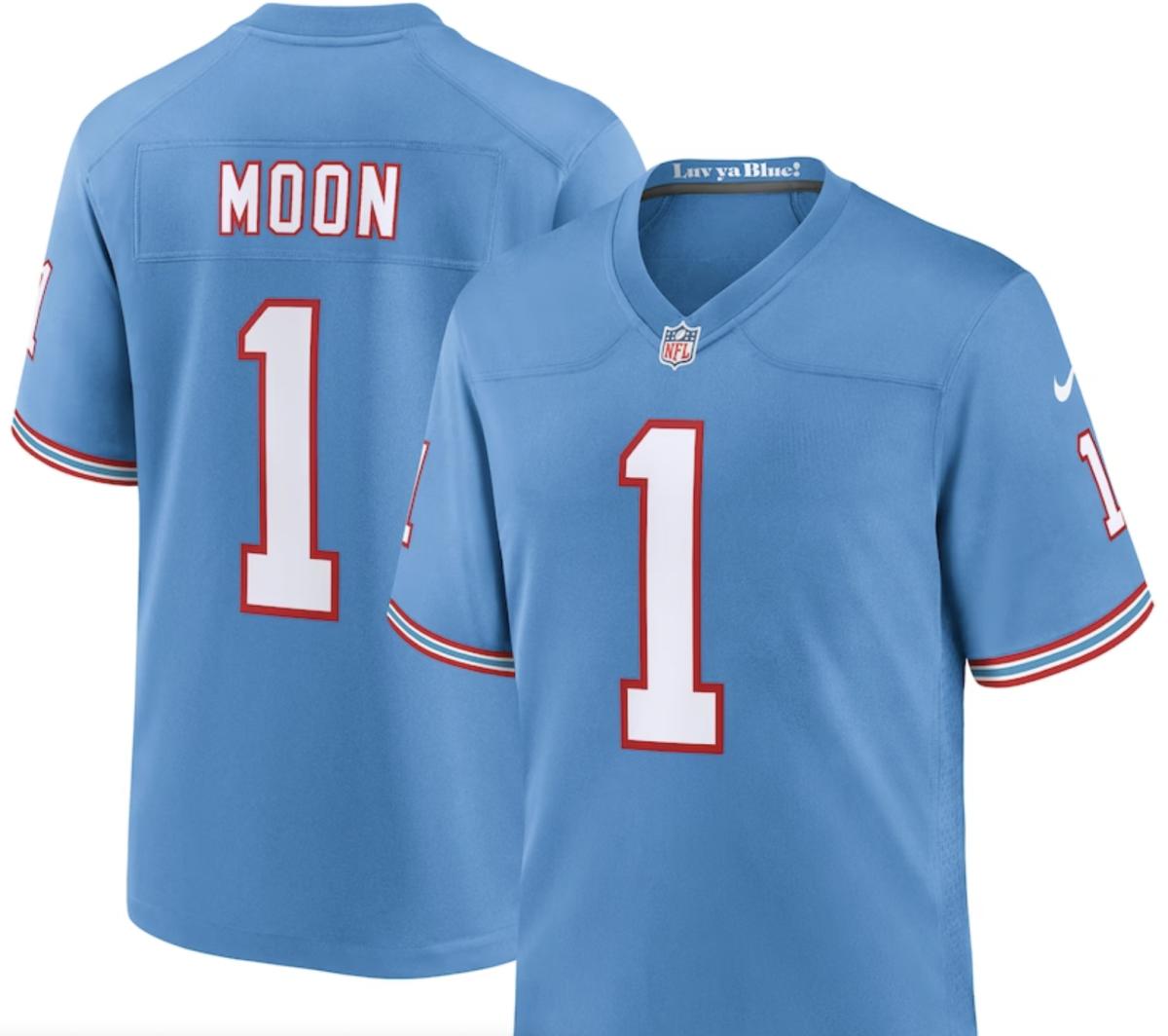 Warren Moon Tennessee Titans Nike Oilers Throwback Retired Player Game Jersey - $129.99