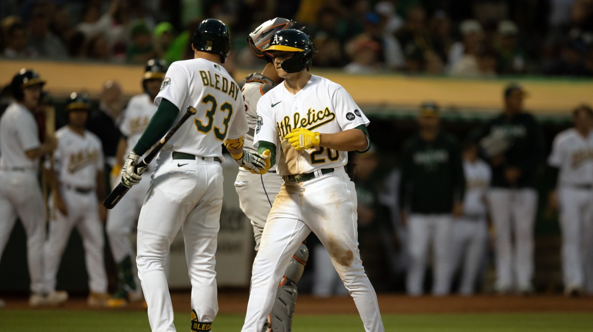WATCH: Zack Gelof Hits First-Career MLB Home Run - Sports