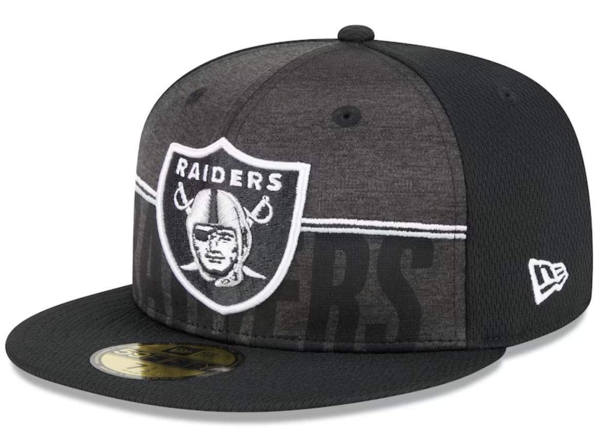 Las Vegas Raiders New Era 2023 NFL Training Camp 59FIFTY Fitted Hat - Black