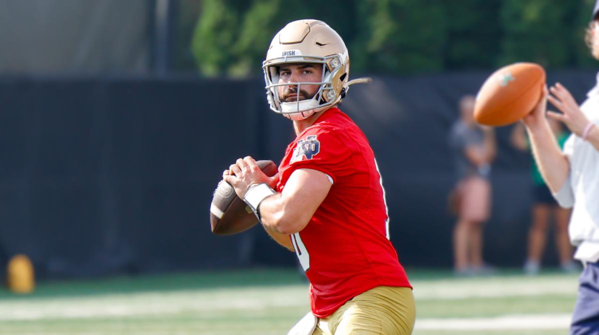 Notre Dame Quarterback Sam Hartman Named The No. 2 In College