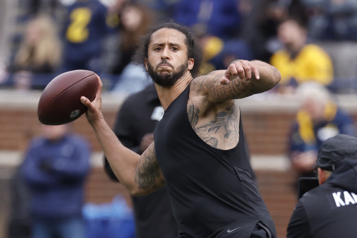 Colin Kaepernick could be a potential replacement for Joe Burrow, who is sidelined with a strained calf.