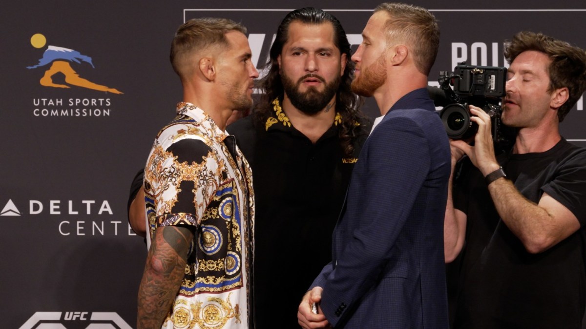 Dustin Poirier and Justin Gaethje.