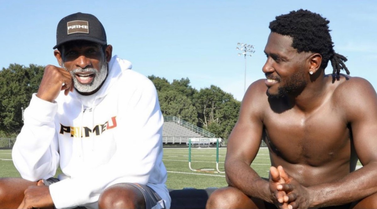 Antonio Brown admits to following Deion Sanders' "flashy" lifestyle