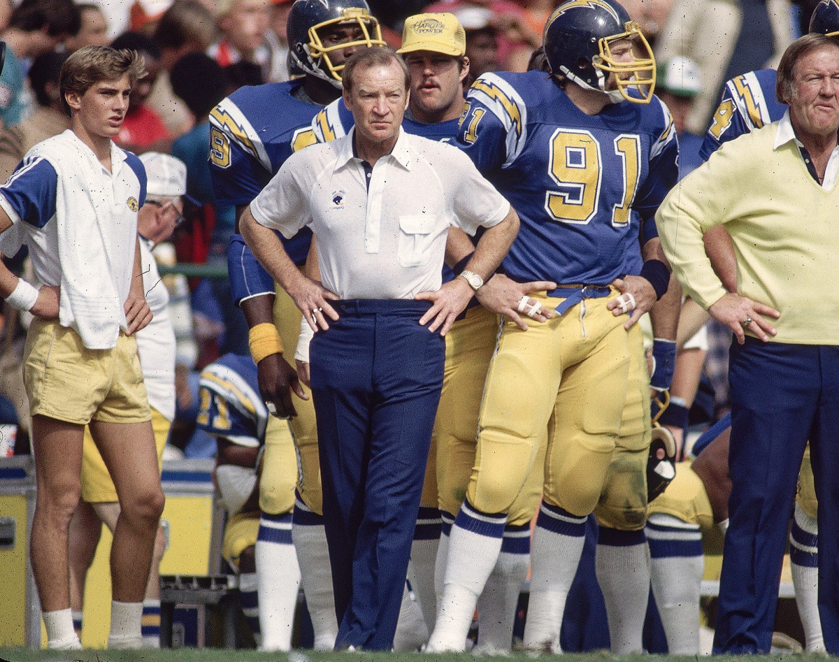 Former Chargers coach Don Coryell