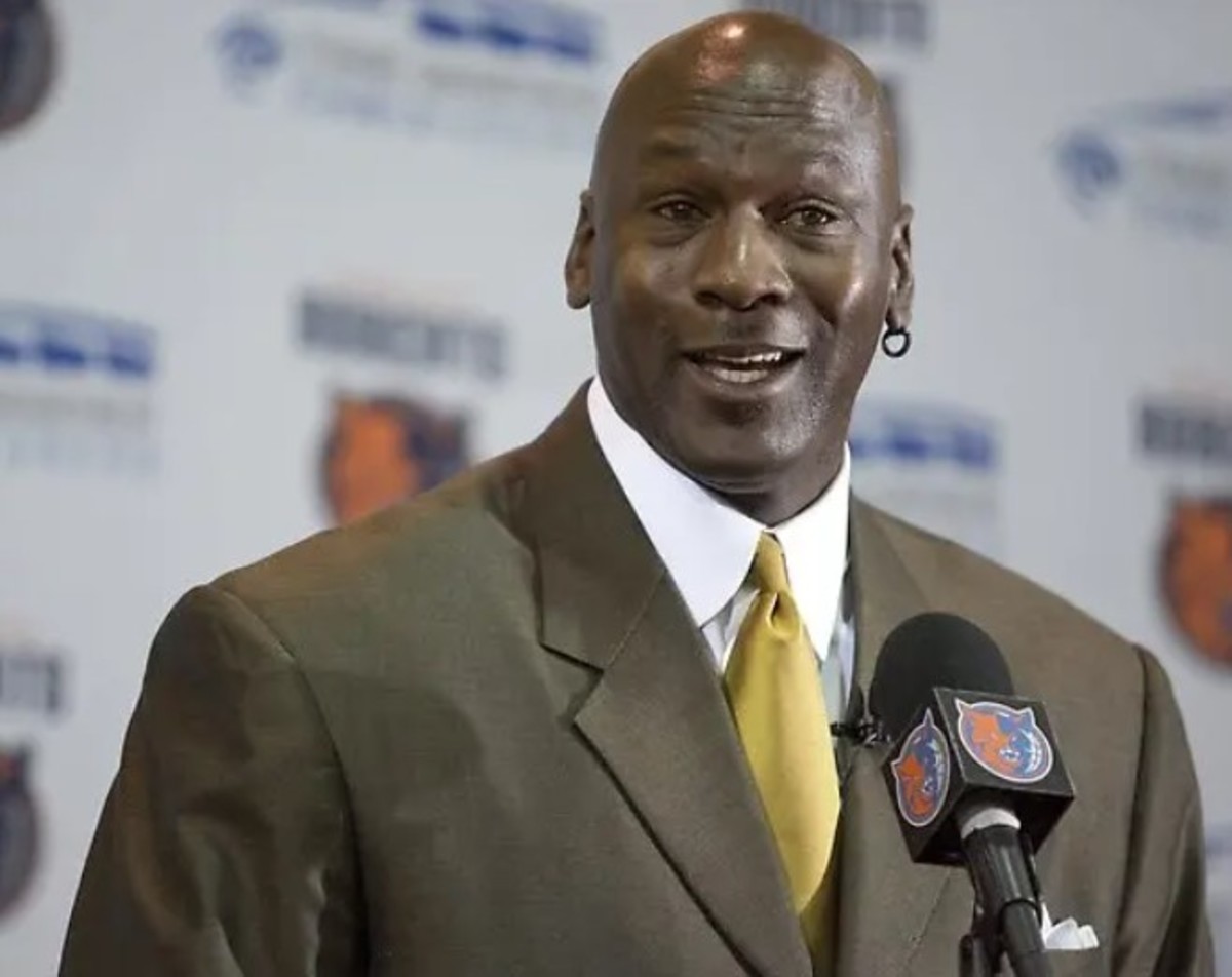 Michael Jordan was unveiled as majority owner of the Charlotte Bobcats in 2010
