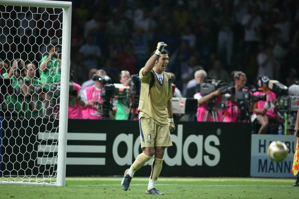 Gianluigi Buffon pictured during the 2006 FIFA World Cup final