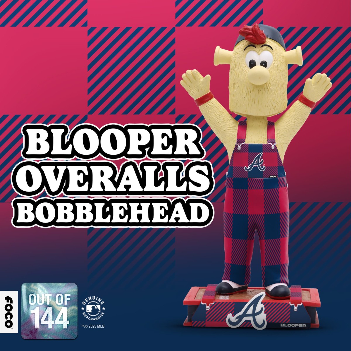 FOCO Releases a Blooper in Braves Overalls Bobblehead! - Sports