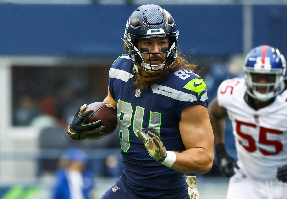 Bigger, Faster, Stronger': Seattle Seahawks TE Colby Parkinson Eyes  Starting Job After Breakout Year - Sports Illustrated Seattle Seahawks  News, Analysis and More