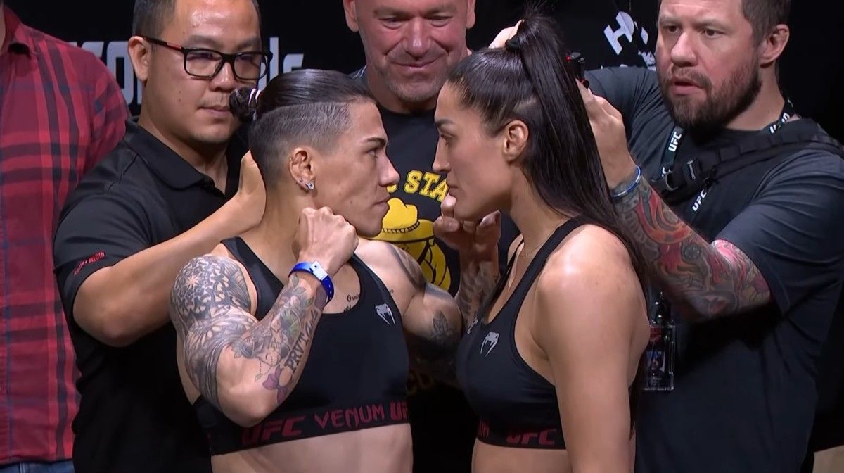 Jéssica Andrade and Tatiana Suarez.