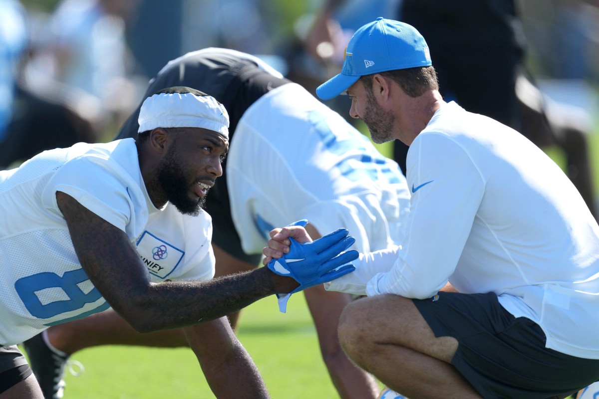 Chargers coach Brandon Staley spend some time during the NBA playoffs with Warriors coach Steve Kerr and is trying to emulate their culture with his team, including star receiver Mike Williams.