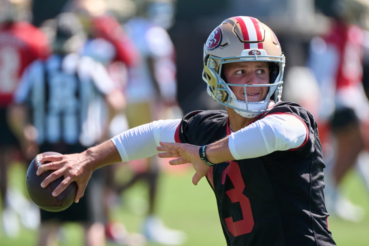 Brock Purdy is clearly the 49ers' starting quarterback, and he's healthy after suffering an arm injury in the NFC championship against the Eagles.