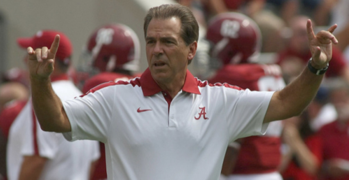 Nick Saban has led Alabama to domination in the Top 25 college football rankings and the national championship race.