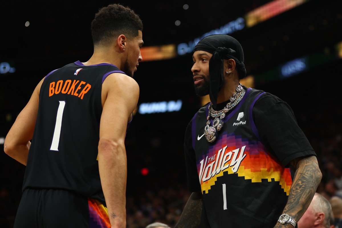 Devin Booker and Odell Beckham Jr.