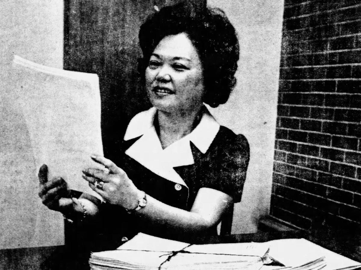 Congresswoman Patsy Mink of Hawaii