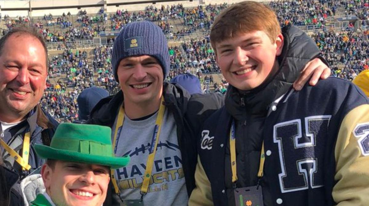 Joe Otting's Path To Notre Dame Goes Back Much Further Than You Think ...