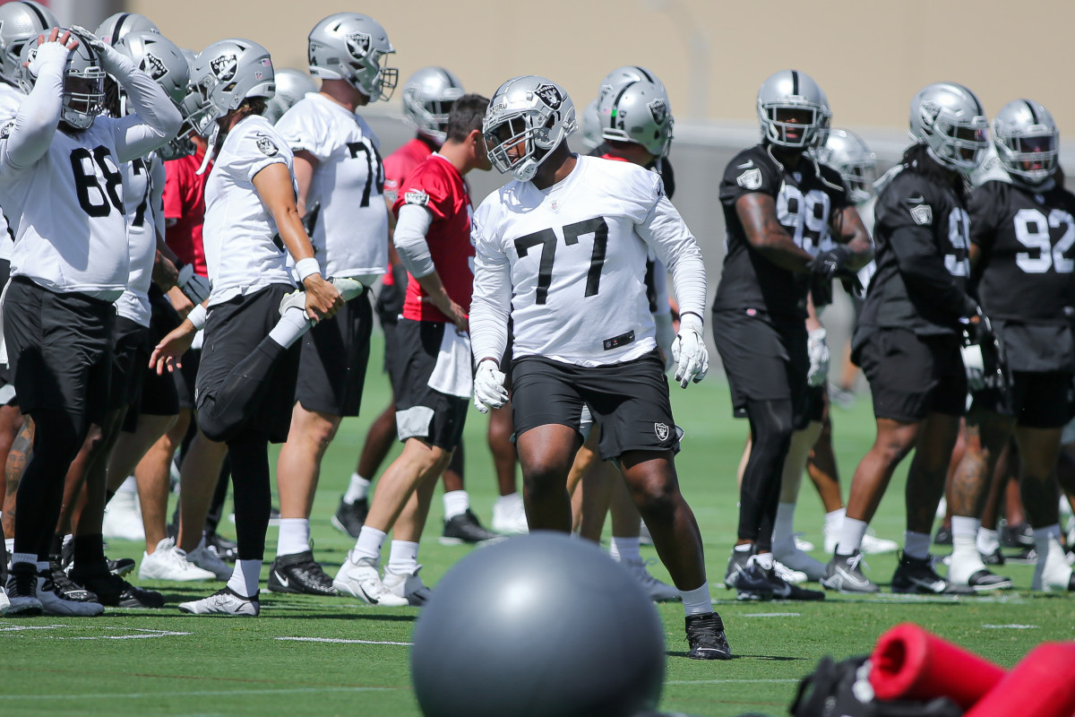 Las Vegas Raiders rookie Thayer Munford Jr. is already getting a vital