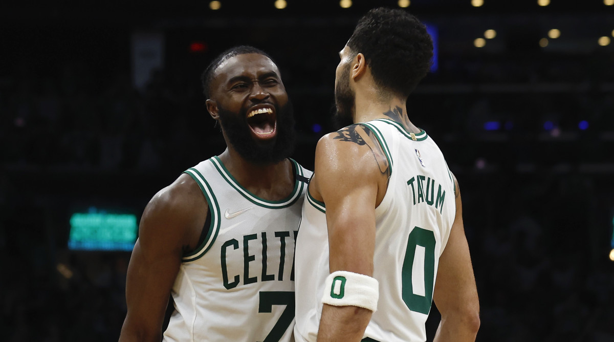 Jaylen Brown, Jayson Tatum validate keeping them together in Game 3 thumbnail