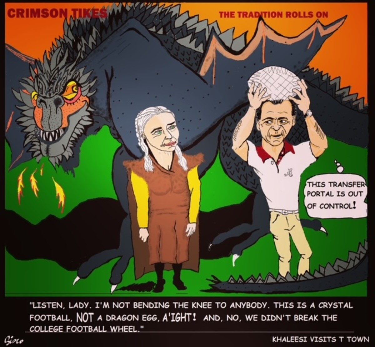 Crimson Tikes: Mother of Dragons, Meet Coach of Champions