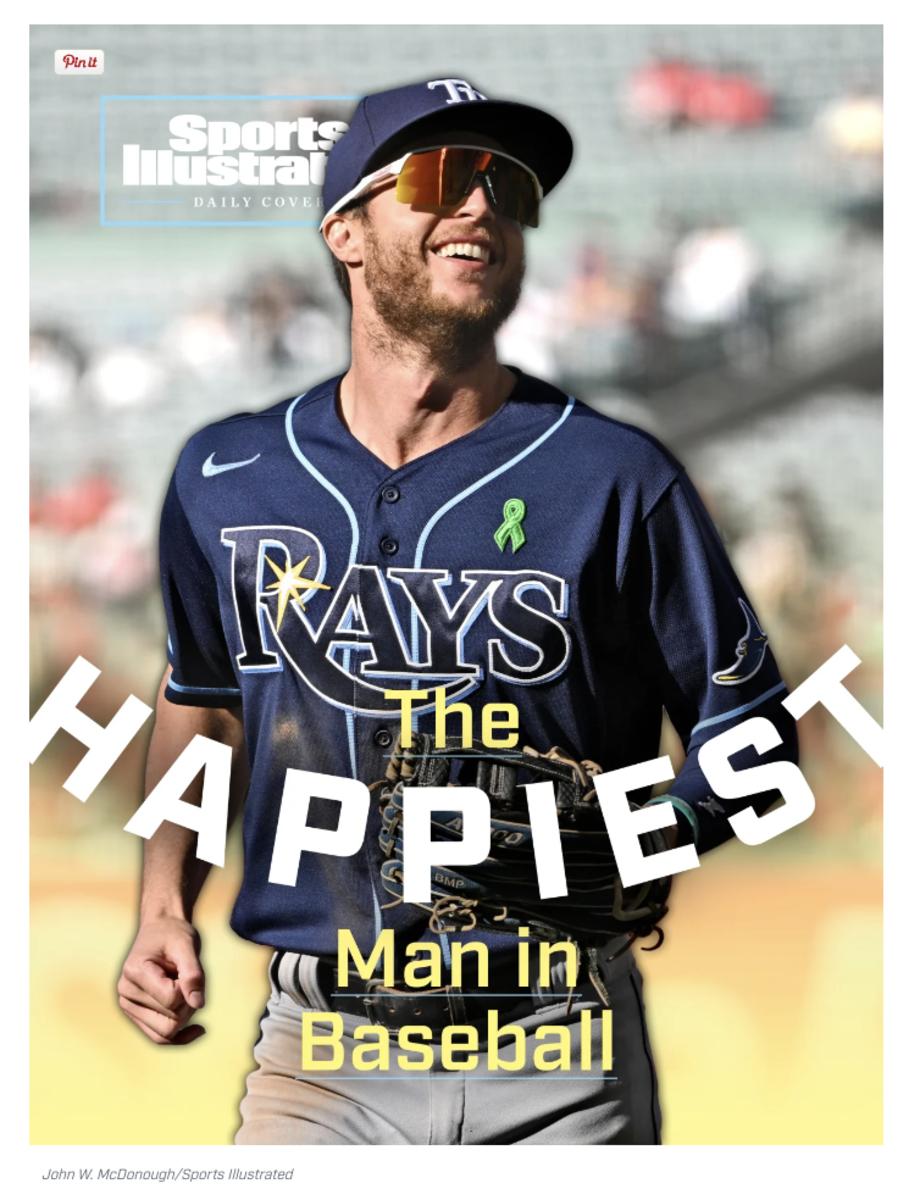 Tampa Bay outfielder Brett Phillips was the focus of a Sports Illustrated cover story last month.