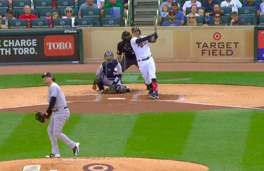 Watch Twins smash backtobacktoback homers to open rubber game with