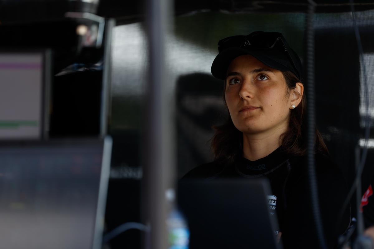 Tatiana Calderon is looking forward to racing with fellow female driver Simona De Silvestro in Sunday's IndyCar race at Road America. Photo: IndyCar / Joe Skibinski.