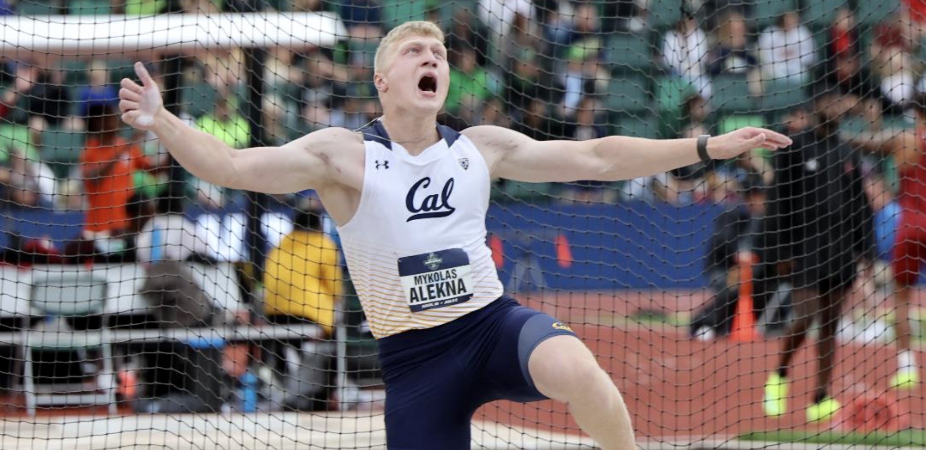 NCAA lengvoji atletika: Cal’s Micholas Alekna centimetru praleido disko metimo titulą