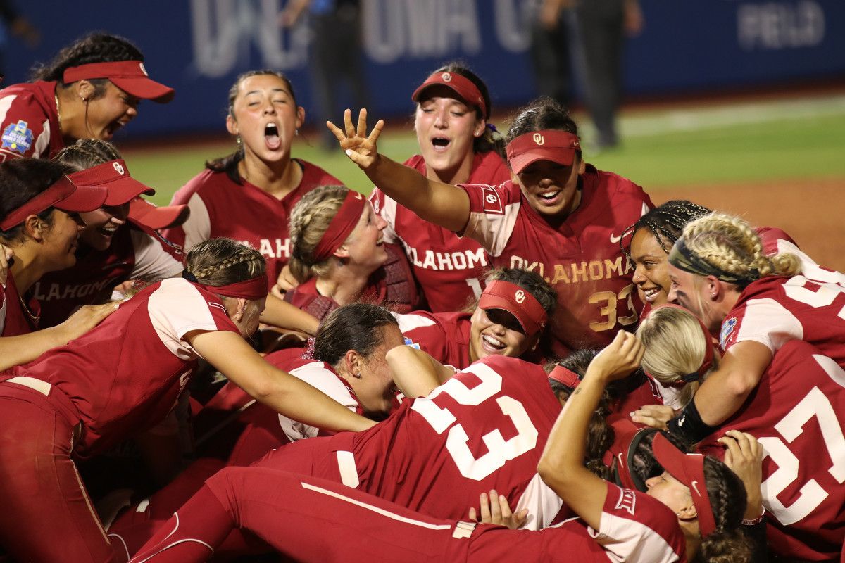 Generic NCAA Softball Championship dogpile