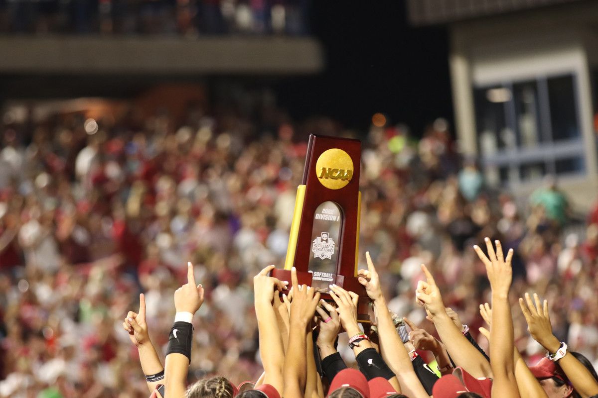 Generic NCAA Softball Championship Trophy